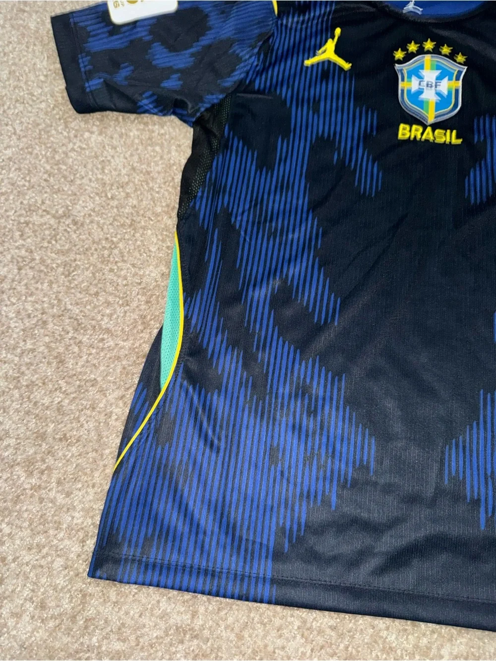 Nike Jordan Brazil 2026 Men’s Away Soccer Fans Version Jersey